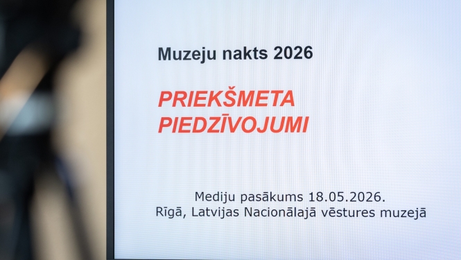 Mediju pasākums par 22. Muzeju nakts norisēm