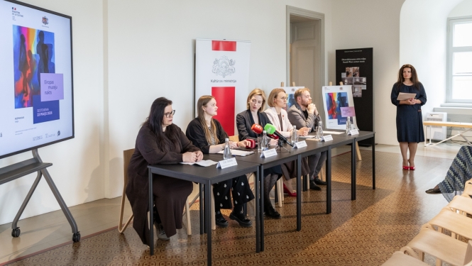 Preses konferences dalībnieki piesaka Muzeju nakts pasākumus