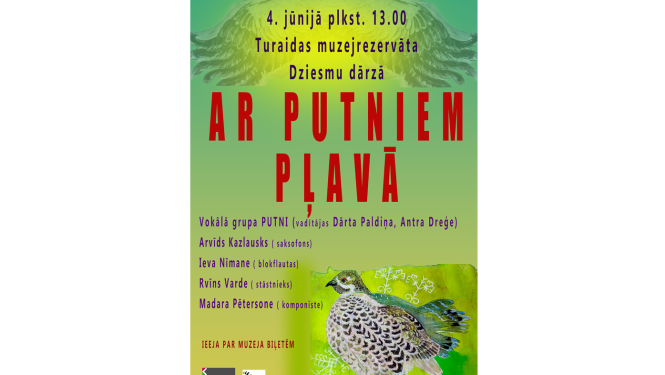 afiša ar putniem