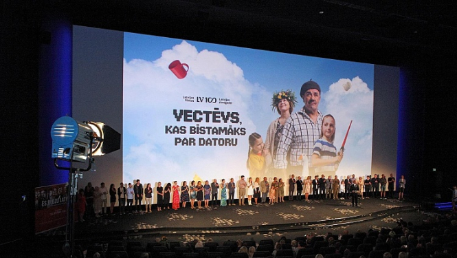 Nosvinēta pirmās Simtgades filmas pirmizrāde