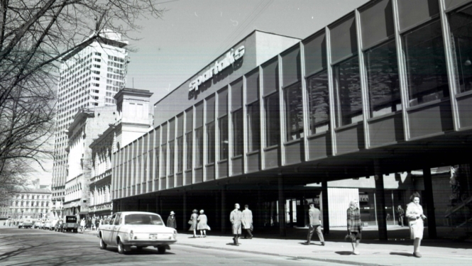 Kinoteātris “Spartaks”. 1975. gada foto fiksācija
