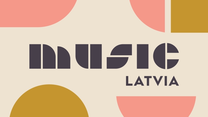 Music Latvia logo ar uzrakstu "Music Latvia"