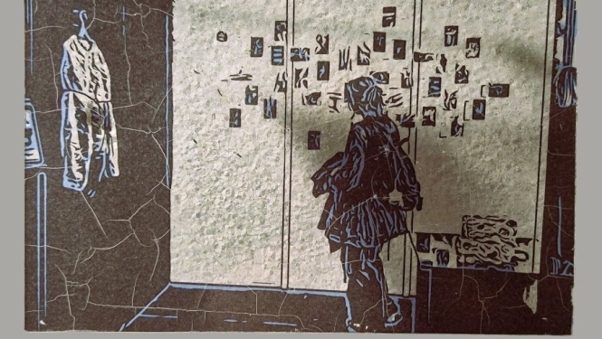 Lindas Līvas Moras skulpturālās instalācijas izstādes “Transcendence” fragments