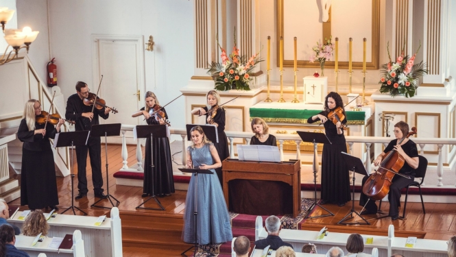 Grobiņas baznīcā baroka ansamblis “Sonore Antiqua” koncerts