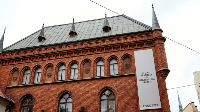 Rīgas vēstures un kuģniecības muzeja ēkas fasāde