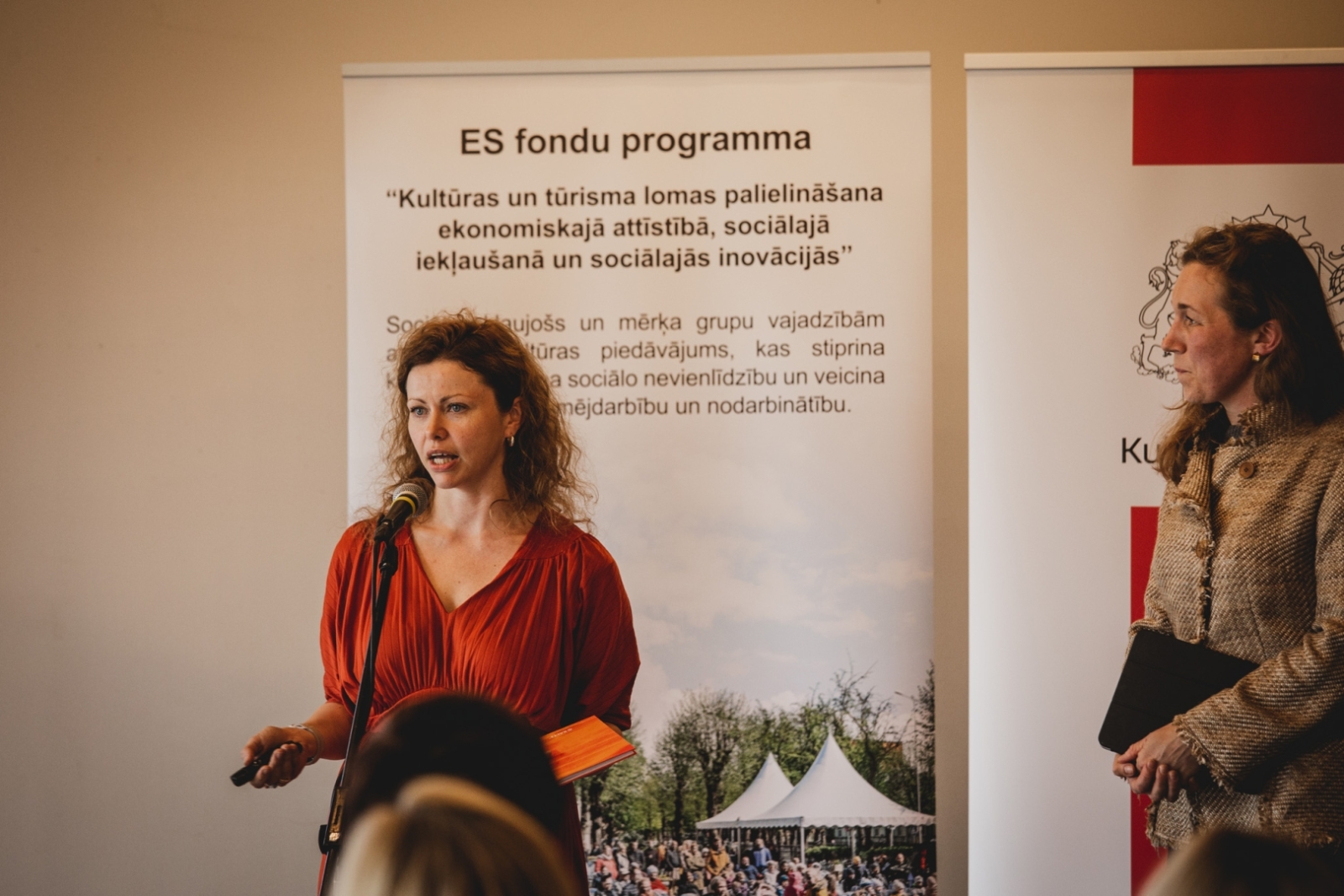 ES fondu programmas “Kultūras un tūrisma lomas palielināšana ekonomiskajā attīstībā, sociālajā iekļaušanā un sociālajās inovācijās” atklāšanas pasākuma norise un apmeklētāji