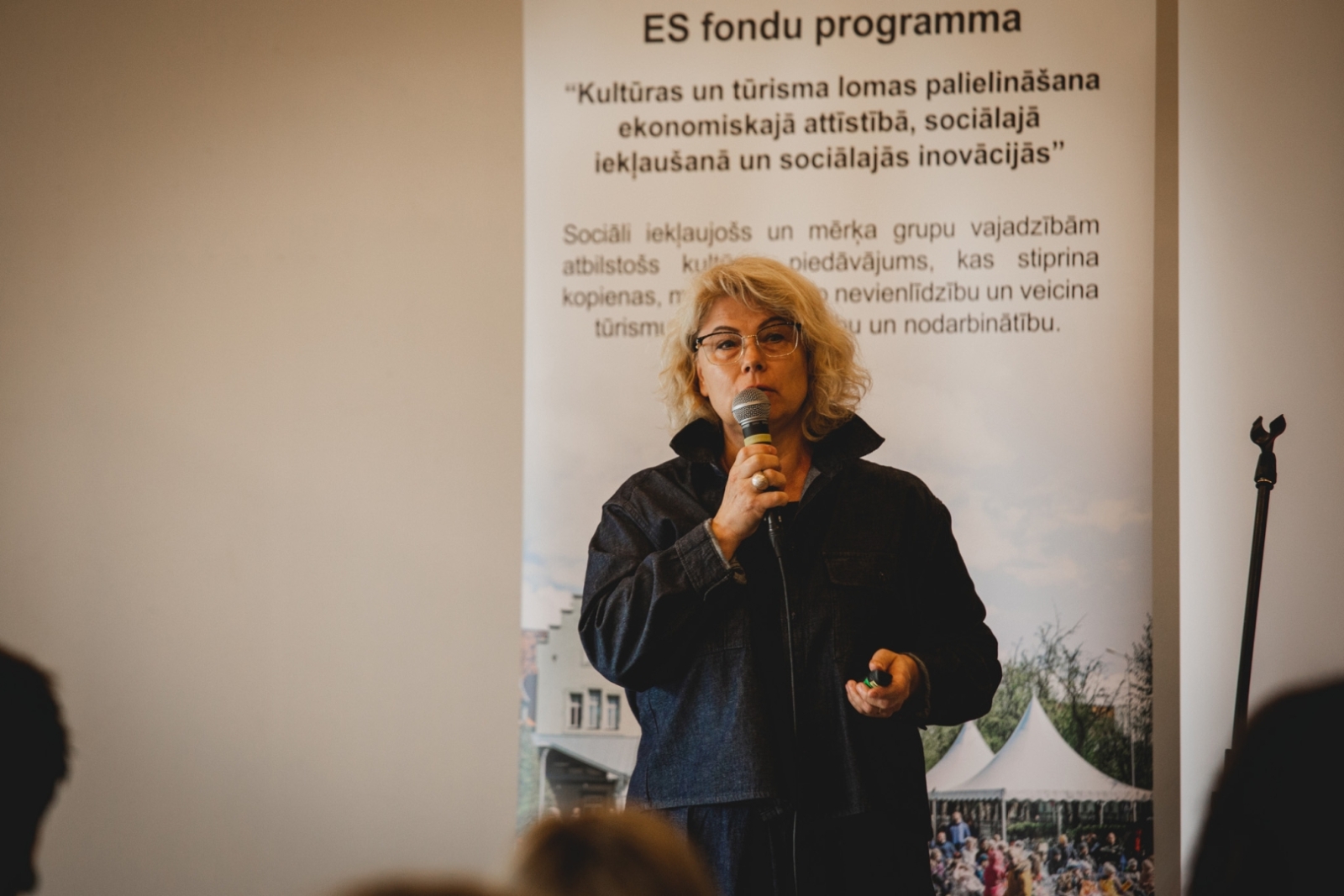 ES fondu programmas “Kultūras un tūrisma lomas palielināšana ekonomiskajā attīstībā, sociālajā iekļaušanā un sociālajās inovācijās” atklāšanas pasākuma norise un apmeklētāji