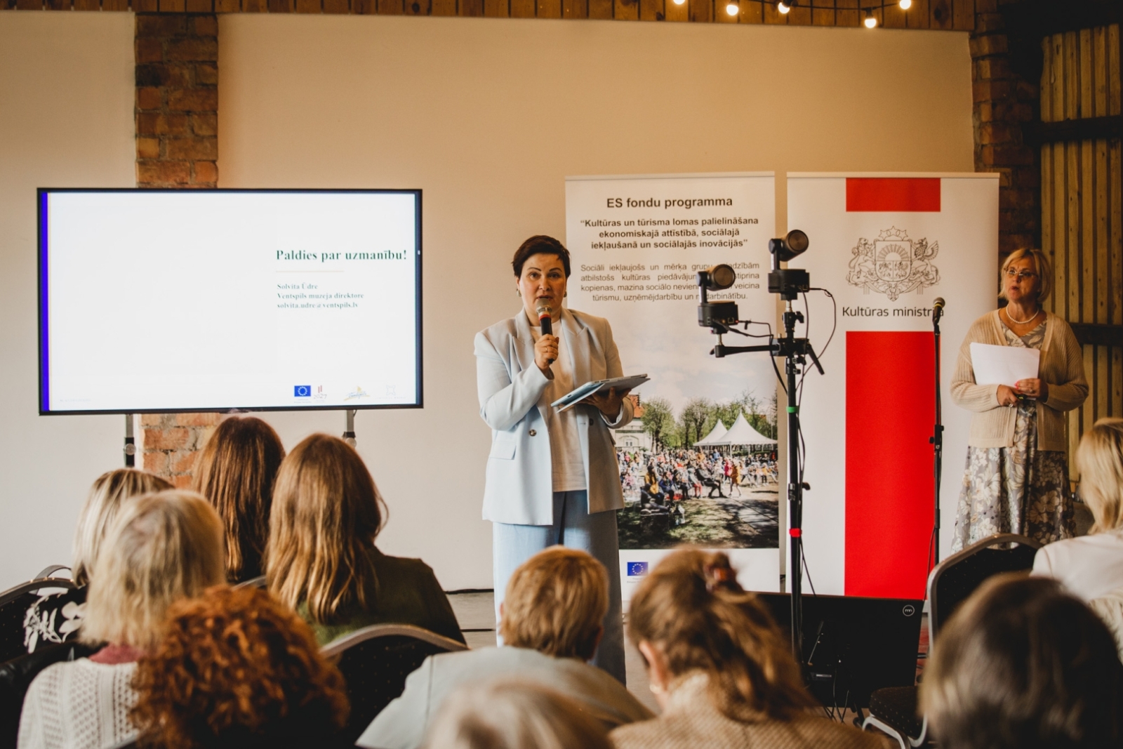 ES fondu programmas “Kultūras un tūrisma lomas palielināšana ekonomiskajā attīstībā, sociālajā iekļaušanā un sociālajās inovācijās” atklāšanas pasākuma norise un apmeklētāji