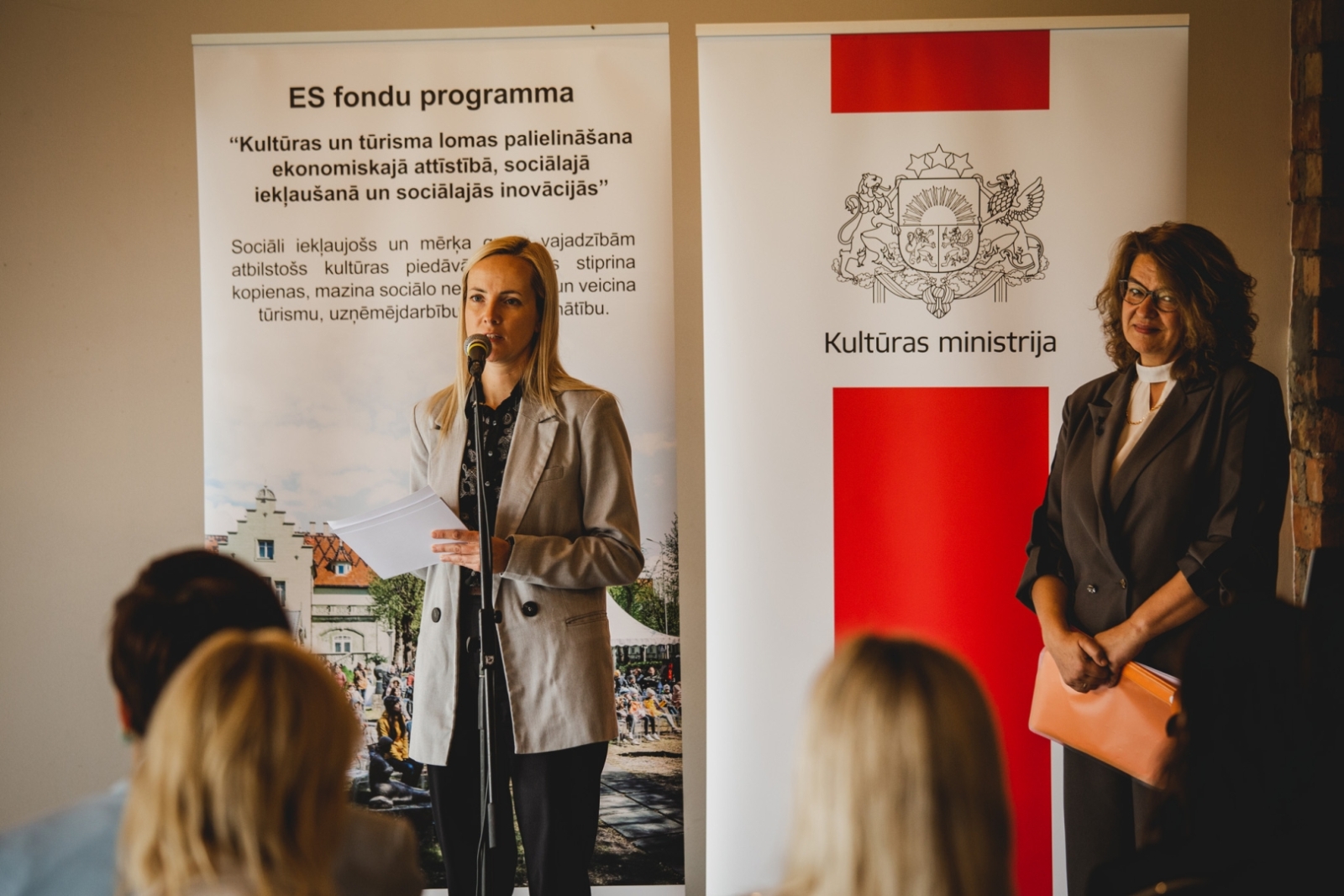 ES fondu programmas “Kultūras un tūrisma lomas palielināšana ekonomiskajā attīstībā, sociālajā iekļaušanā un sociālajās inovācijās” atklāšanas pasākuma norise un apmeklētāji