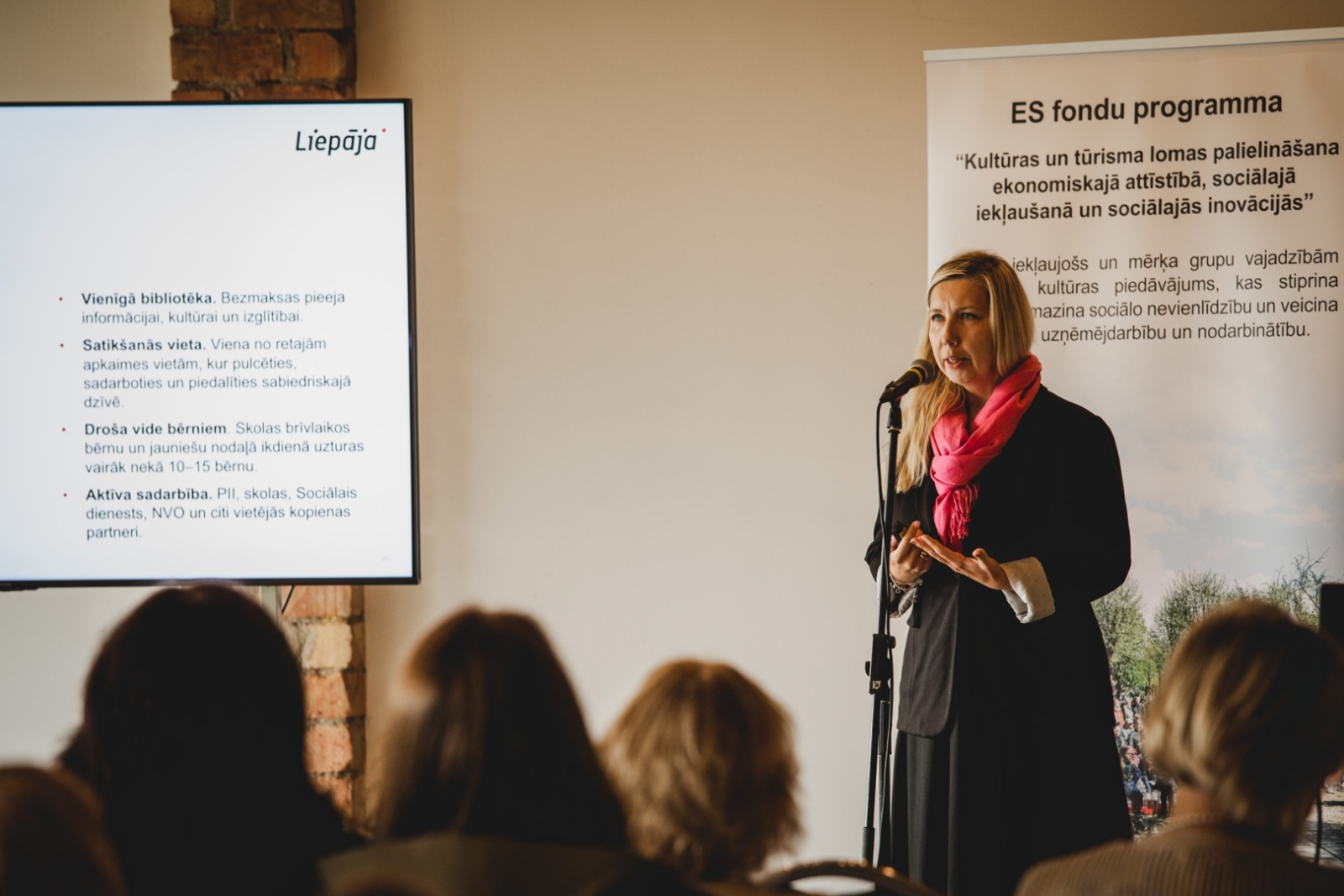 ES fondu programmas “Kultūras un tūrisma lomas palielināšana ekonomiskajā attīstībā, sociālajā iekļaušanā un sociālajās inovācijās” atklāšanas pasākuma norise un apmeklētāji