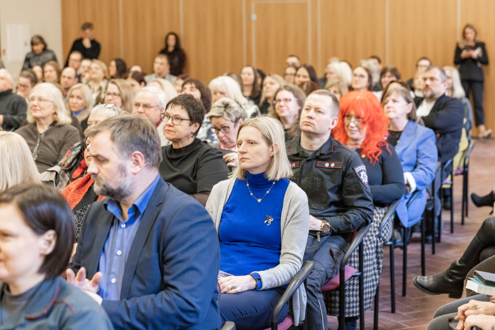 Gadskārtējā muzeju direktoru un vadītāju sanāksmes norise Latvijas Kara muzeja zālē