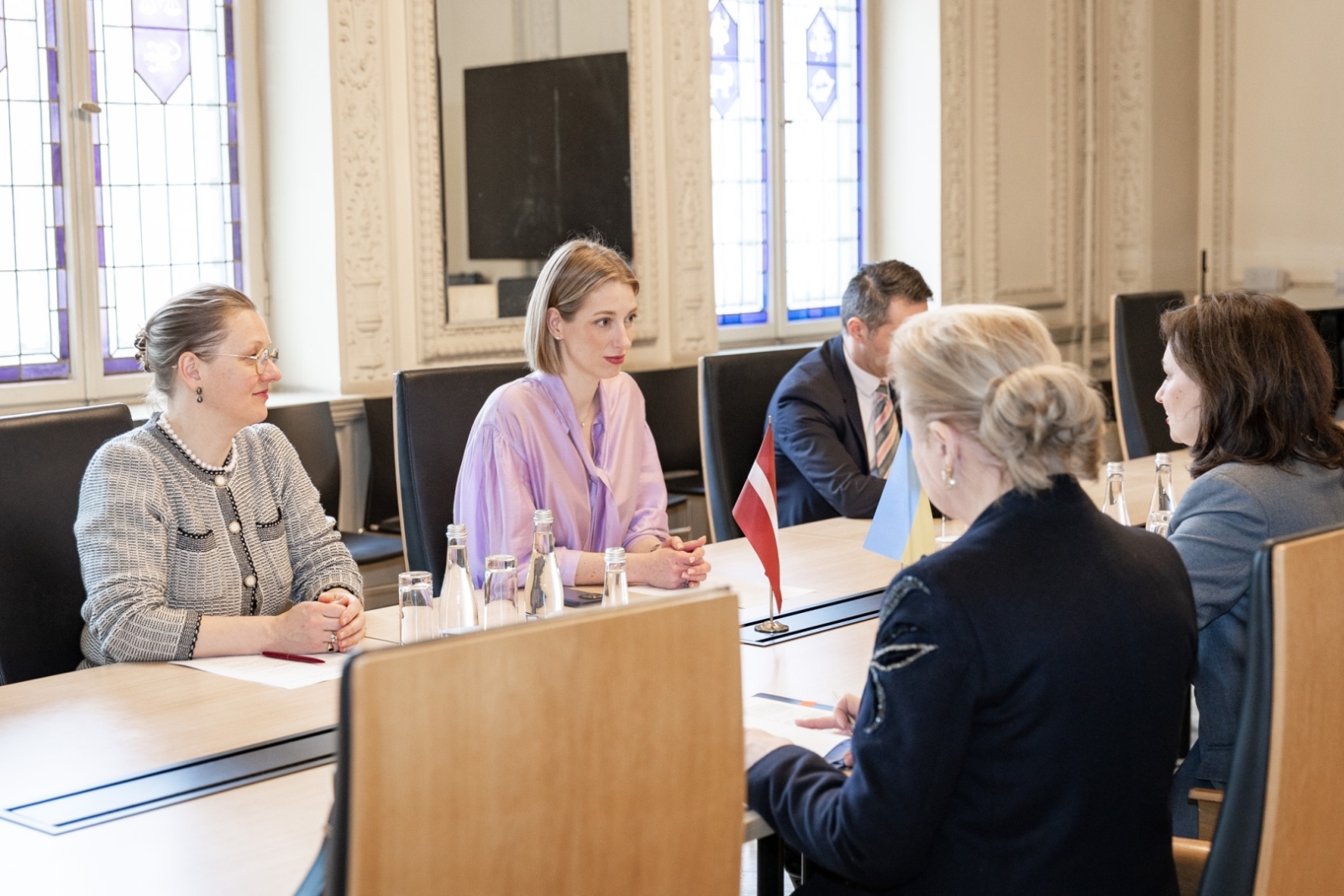 Kultūras ministres Agneses Lāces un Ukrainas Ārlietu ministra vietnieces Marianas Betsas tikšanās