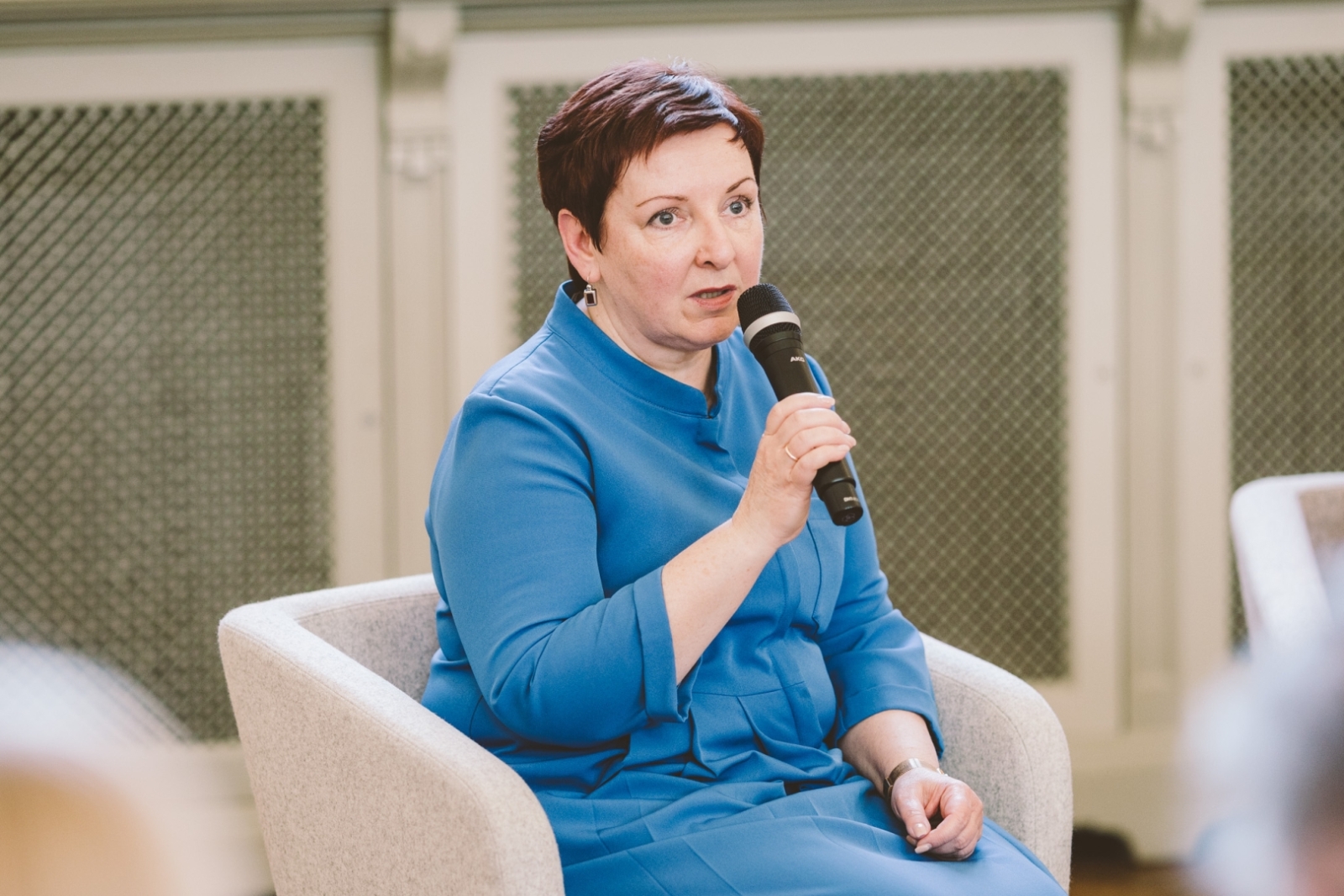 LNMM direktora amata rezultātu paziņošanas mediju pasākums un tā apmeklētāji
