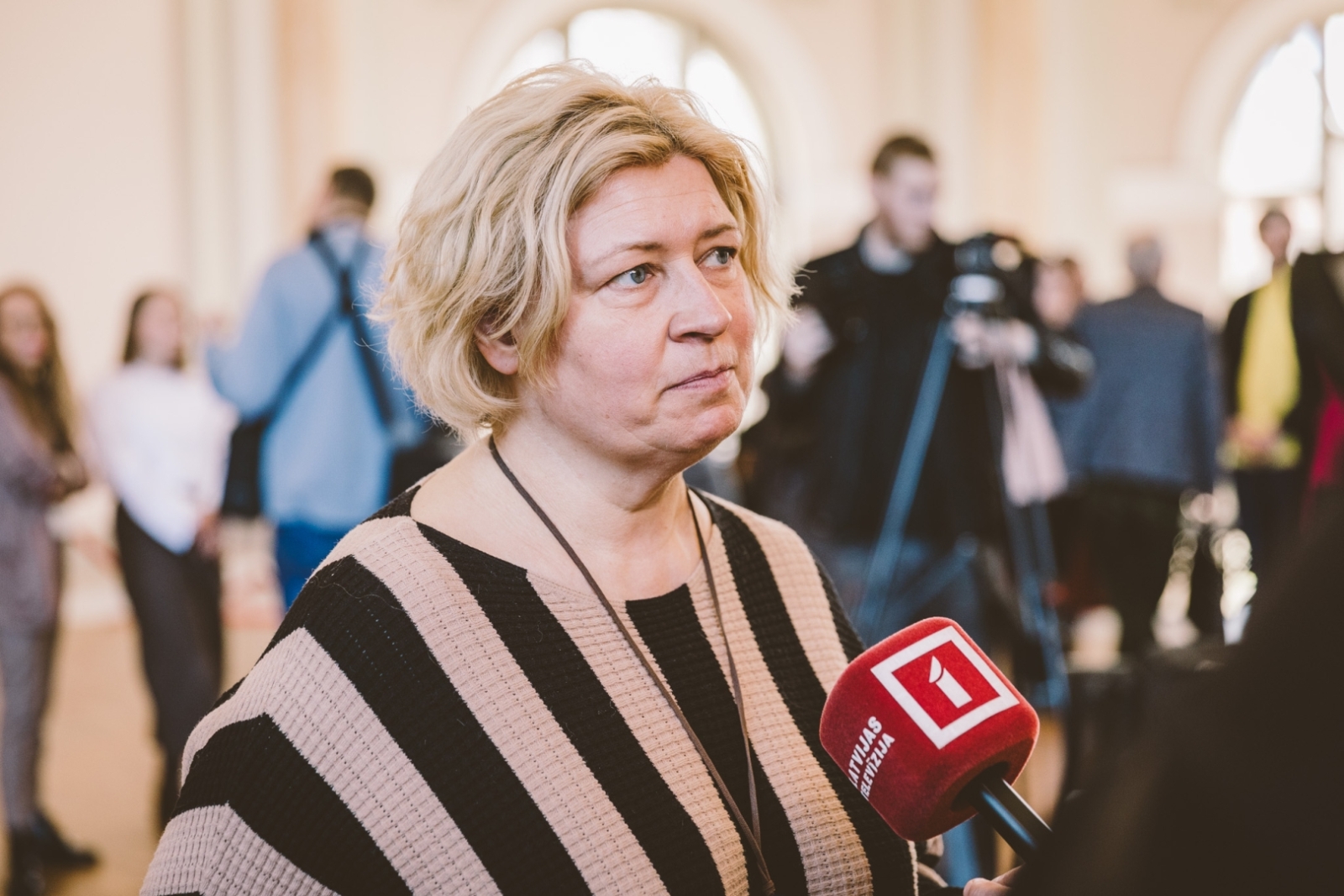 LNMM direktora amata rezultātu paziņošanas mediju pasākums un tā apmeklētāji