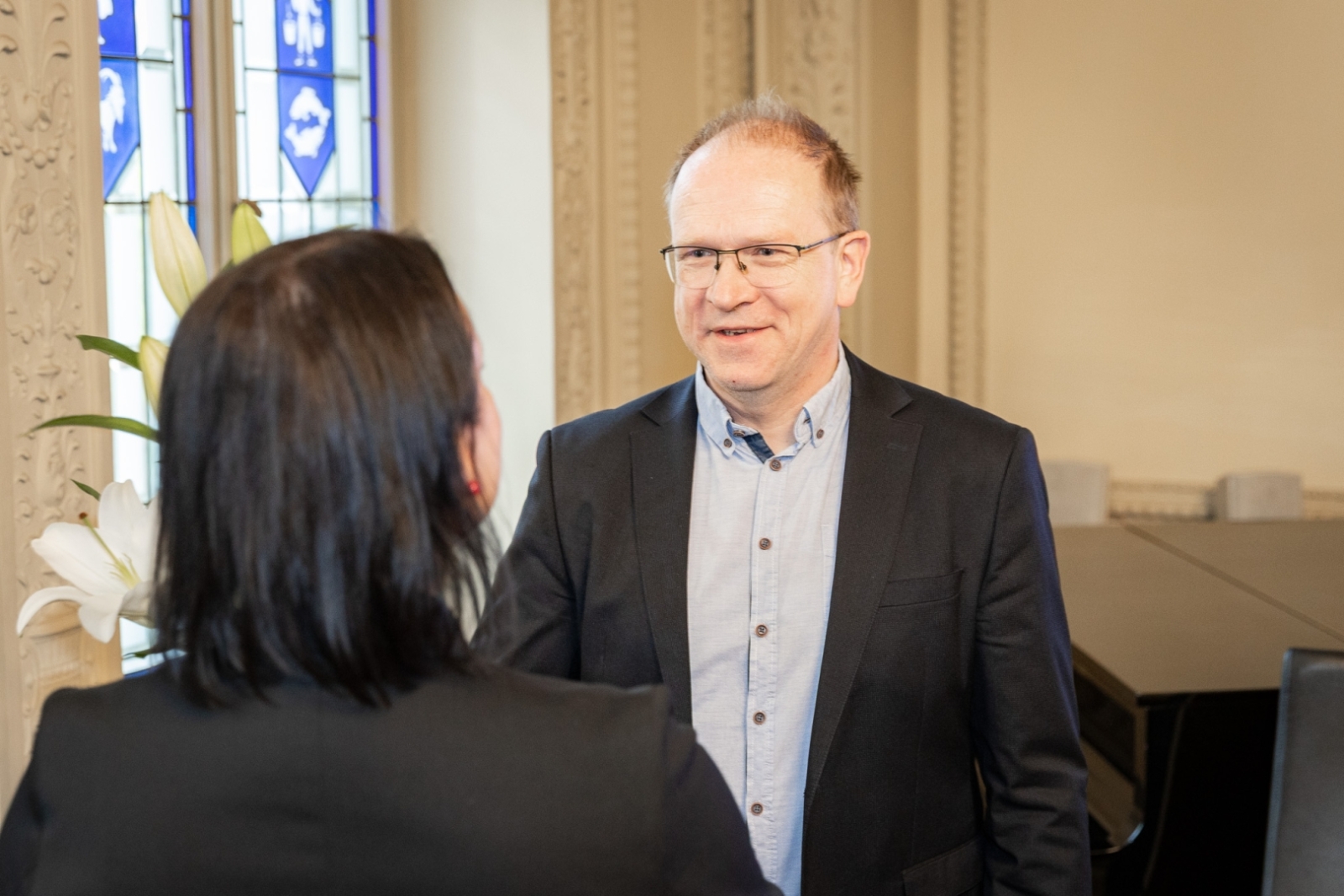 Latvijas Bibliotēku padomes sēdes norise un dalībnieki KM Lielajā zālē