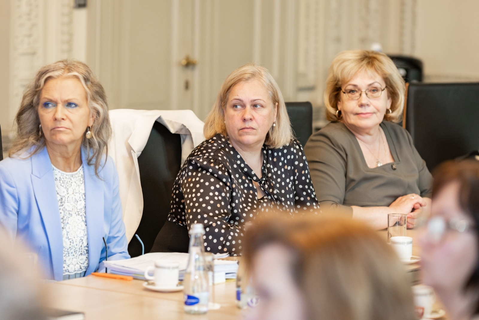 Latvijas Bibliotēku padomes sēdes norise un dalībnieki KM Lielajā zālē