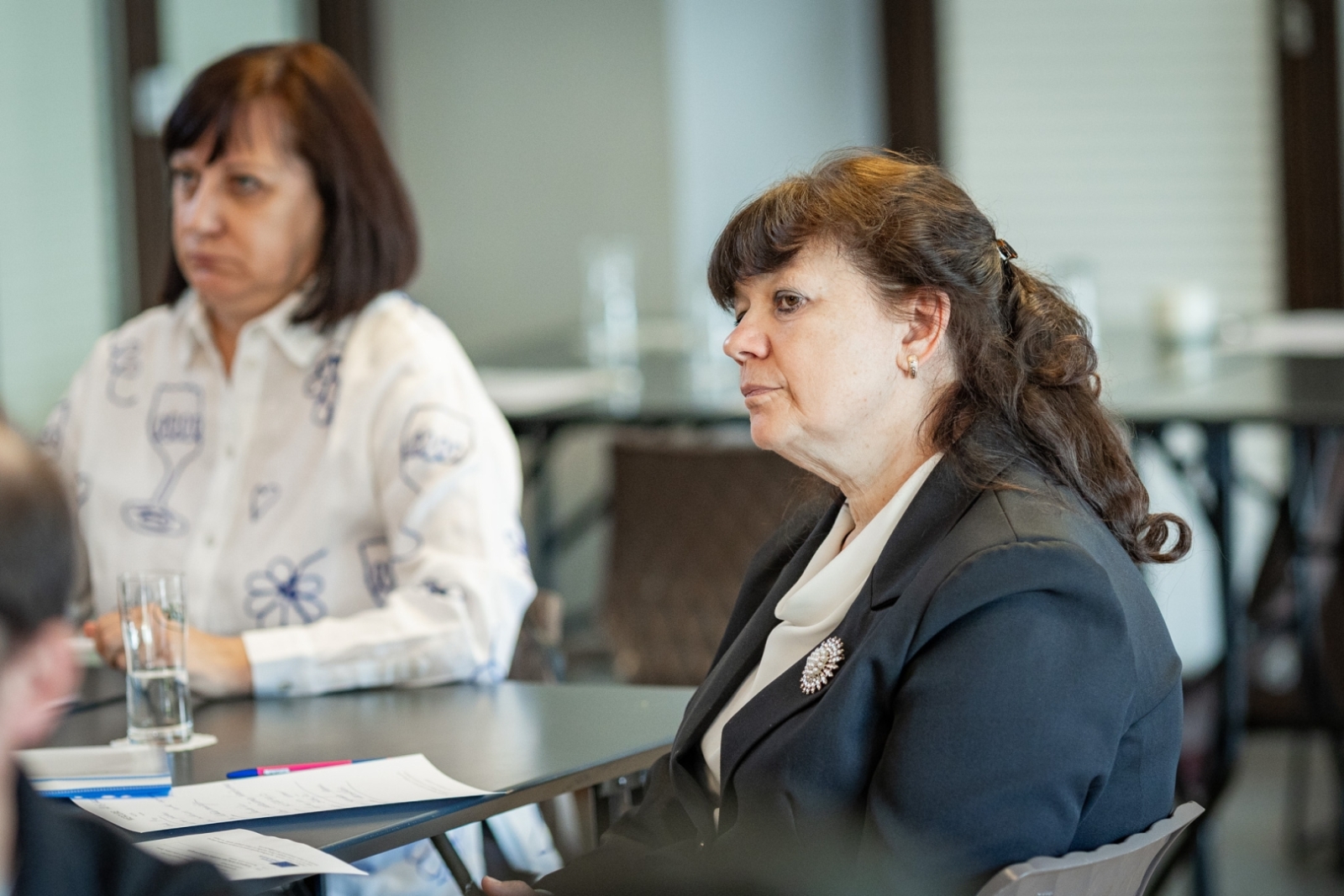 Latvijas romu platformas koordinācijas sanāksmes dalībnieki viesnīcā "Mercure Riga Centre"