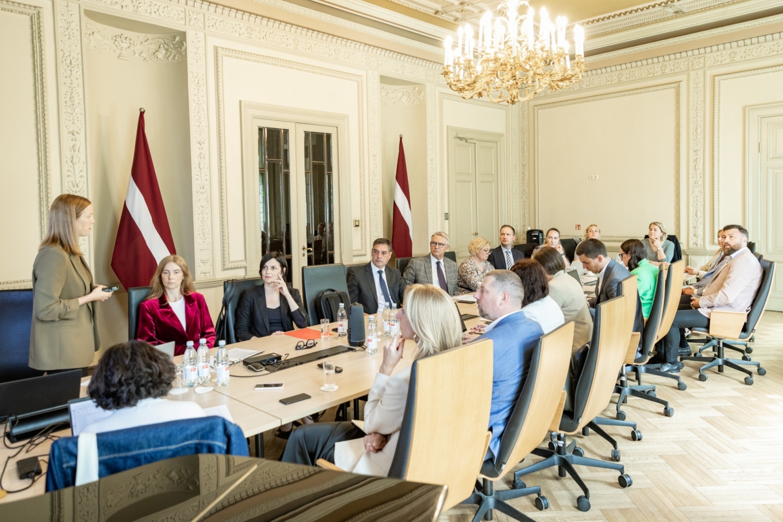 Eiropas kultūras galvaspilsētas uzraudzības padomes sēdes norise KM Lielajā zālē