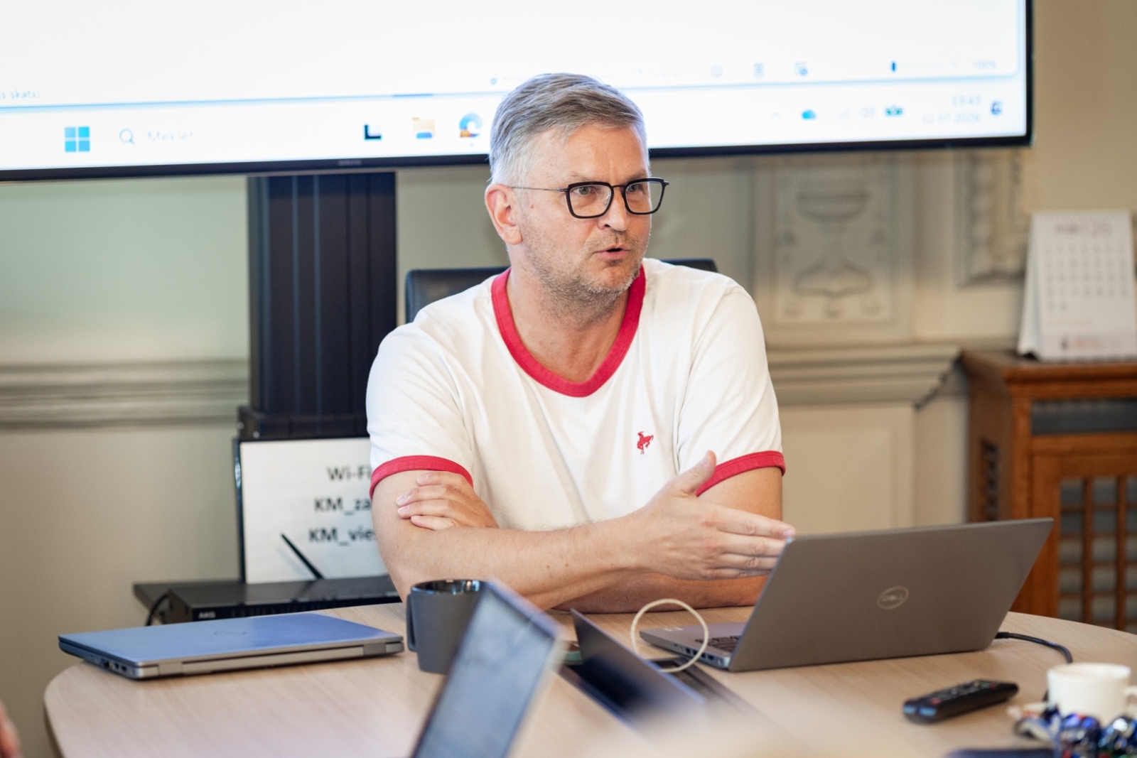 Tikšanās ar Izglītības un zinātnes ministrijas vadību KM Lielajā zālē