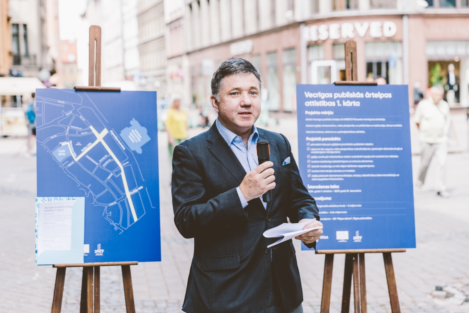 Pasākums par Vecrīgas publiskās ārtelpas ERAF projekta 1. kārtu