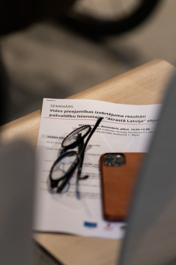 KM seminārs “Vides pieejamības izvērtējuma rezultāti pašvaldību īstenotajos “Atrastā Latvija” objektos