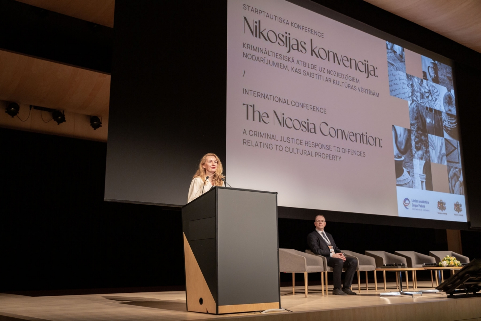Starptautiskā konference “Nikosijas konvencija: krimināltiesiskā atbilde uz noziedzīgiem nodarījumiem, kas saistīti ar kultūras vērtībām”, foto: Oskars Artūrs Upenieks / Kultūras ministrija