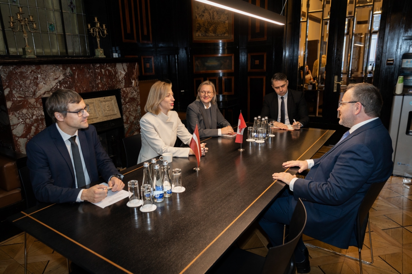 Tikšanās ar Kanādas vēstnieku Latvijā V.E. Braienu Svorku (H.E. Mr Brian Szwarc)