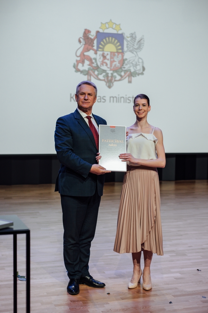 Kultūras ministrijas apbalvojuma un Cimzes balvas pasniegšanas pasākums