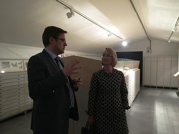 Kultūras ministres Daces Melbārdes darba vizīte Strasbūrā