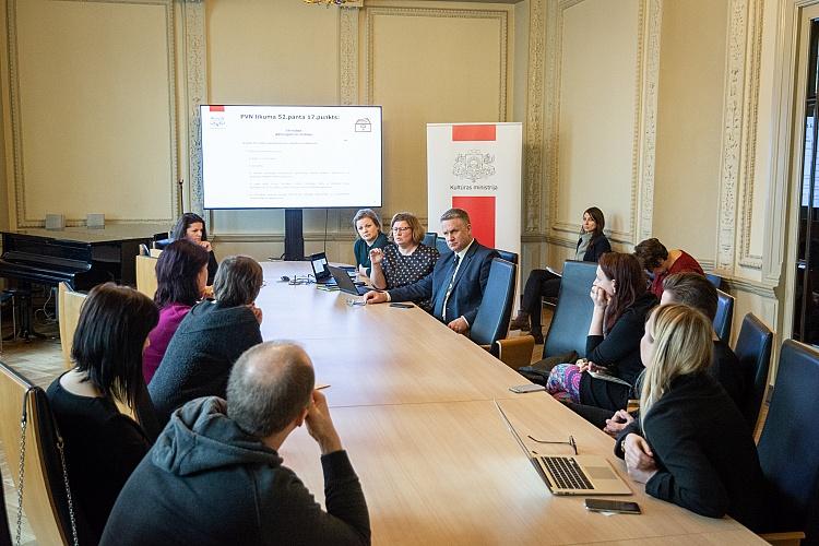 Tikšanās ar kultūras pasākumu organizatoriem