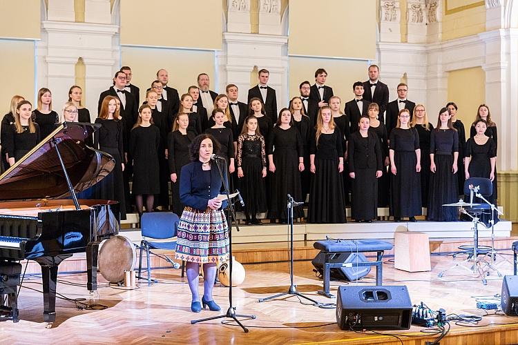 Jāzepa Vītola Latvijas Mūzikas akadēmijas svinīgā pieņemšanā par godu augstskolas 100. jubilejai