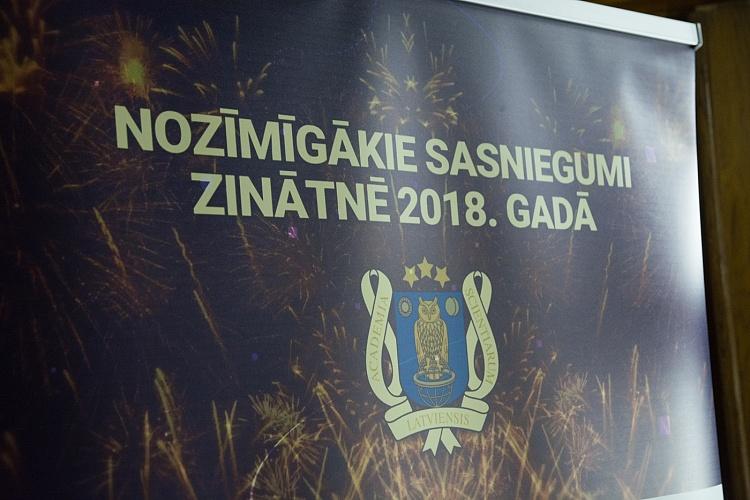 "Gada balvas zinātnē 2018" laureātu apbalvošanas ceremonija