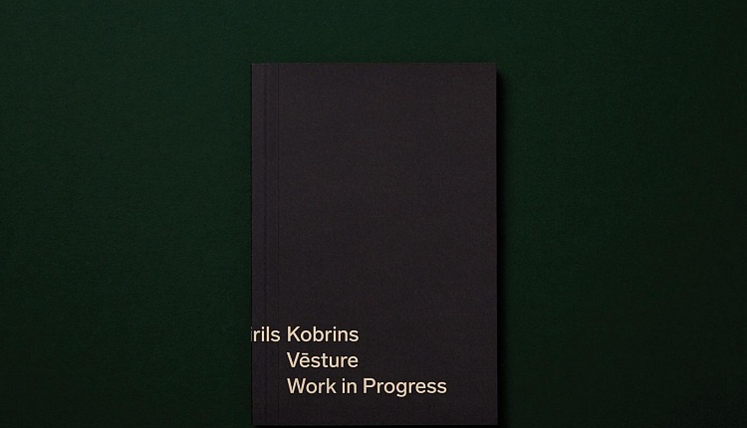 „Orbīta” izdevusi Kirila Kobrina grāmatu “Vēsture. Work in Progress”
