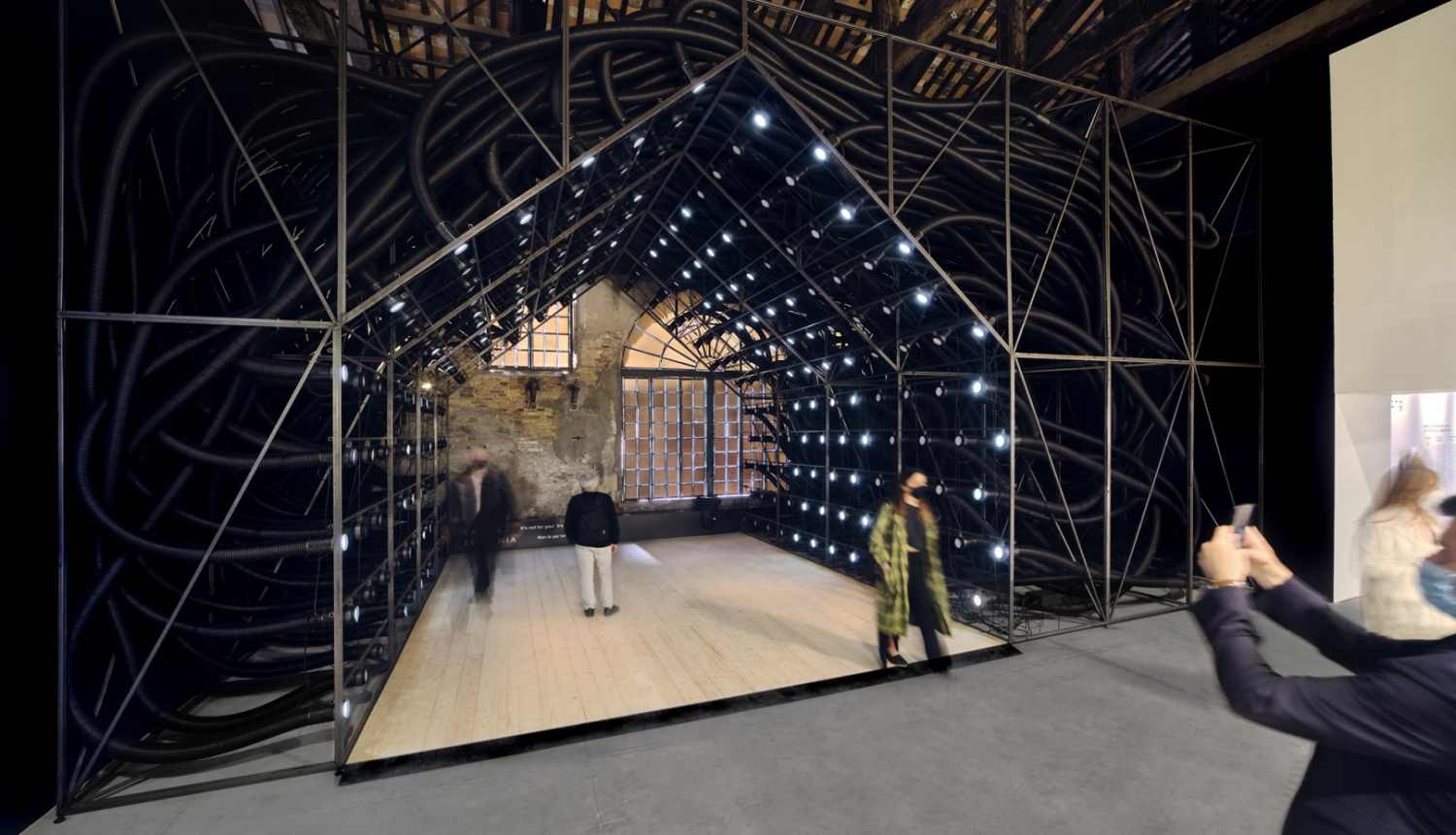 Latvian pavilion at the 17th International Architecture Exhibition in Venice, photo: Ēriks Božis.