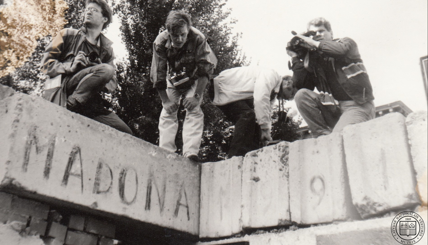 1991. gada 21. augusts, PSRS puča laikā Latvijā. Fotogrāfs Laimonis Martinsons. LNVM krājums