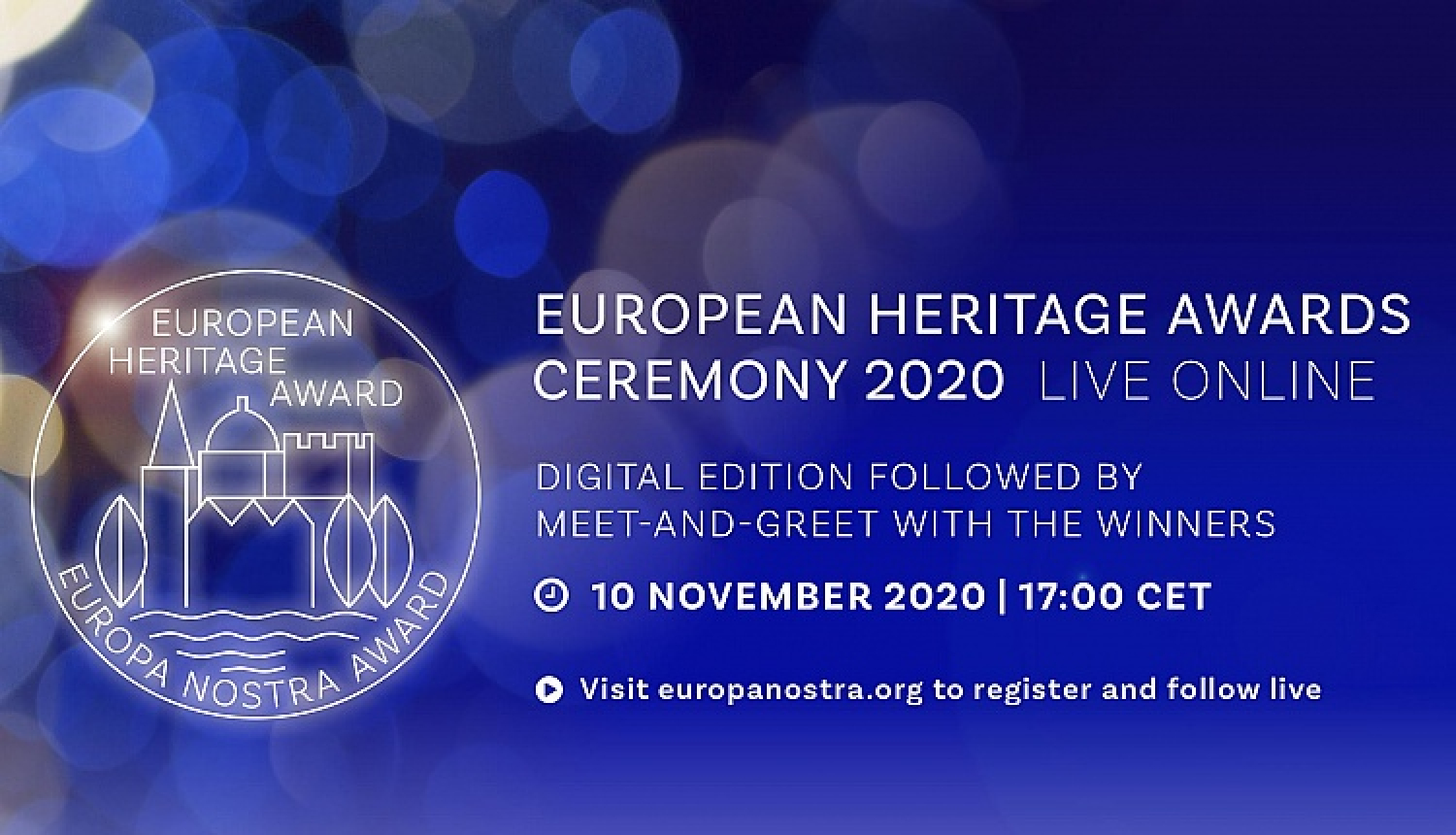 Notiks ES balvas kultūras mantojumā "Europa Nostra" pasniegšanas ceremonija
