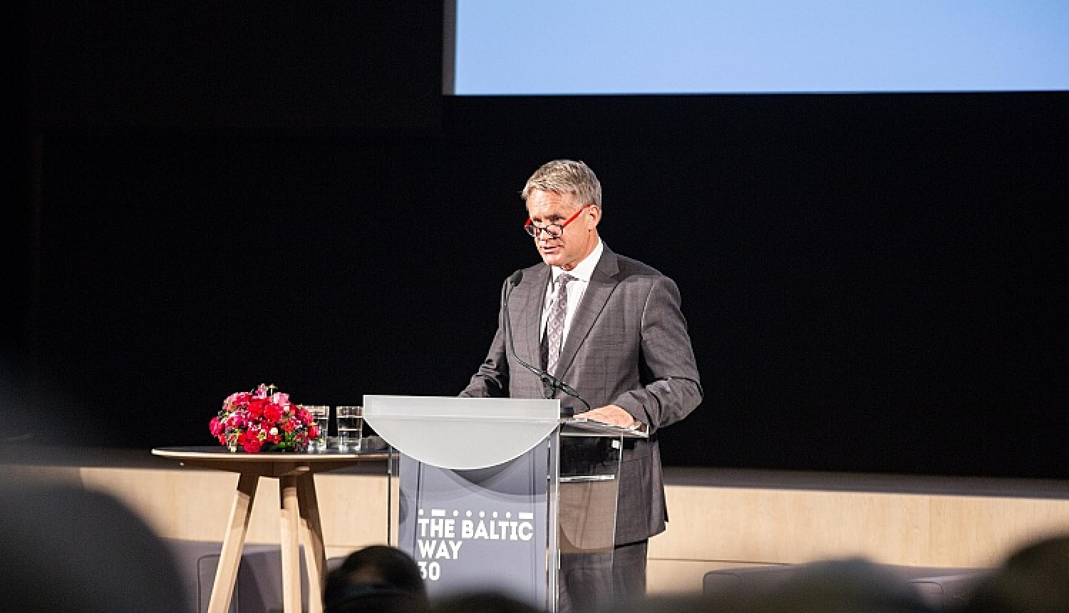 Kultūras ministra Naura Puntuļa uzruna konferencē „Baltijas ceļš. Turpinājums” 2019.gada 22. augustā LNB