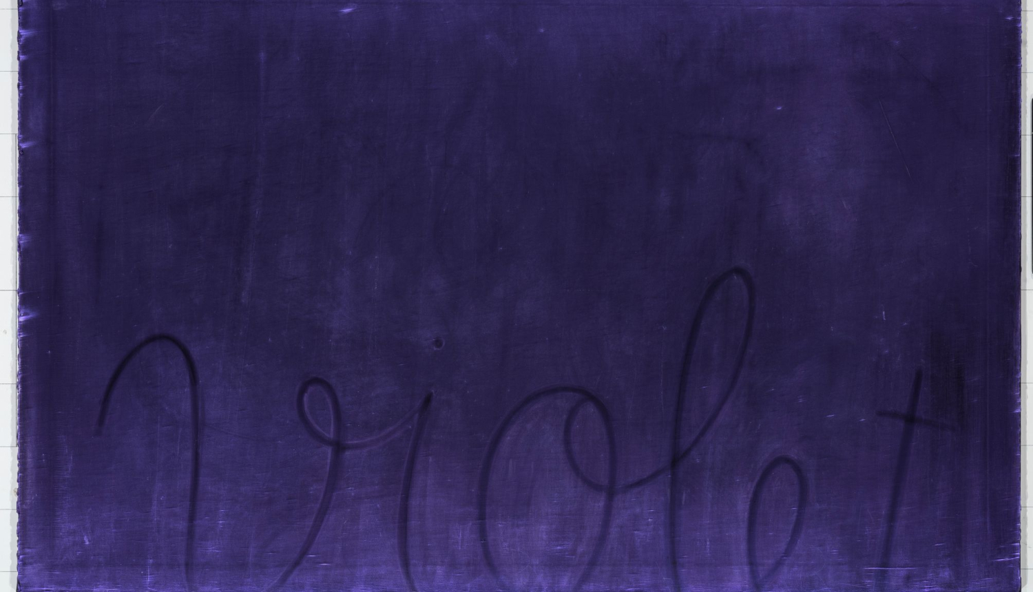 Barbara Gaile. Violet. 2020. Audekls, akrils, pigments. Mākslinieces īpašums. Foto: Normunds Brasliņš.