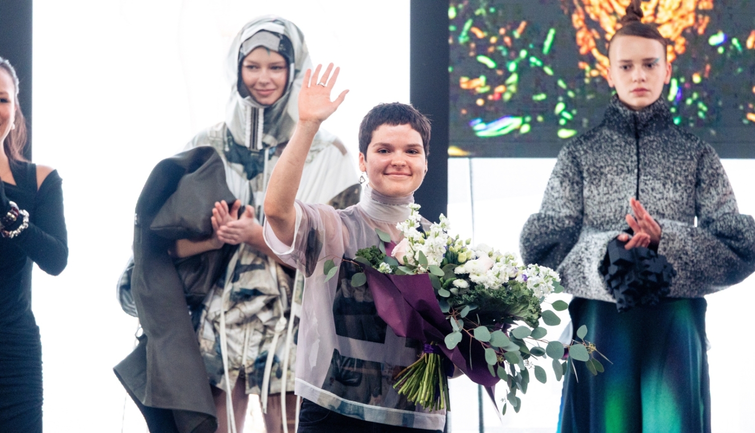 Latvijas Mākslas akadēmijas Modes dizaina maģistra programmas studente Letīcija Orlova