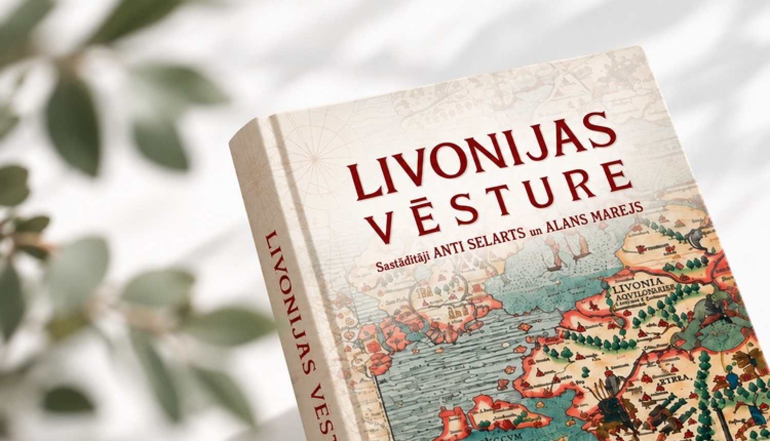 Grāmatas “Livonijas vēsture” vāks