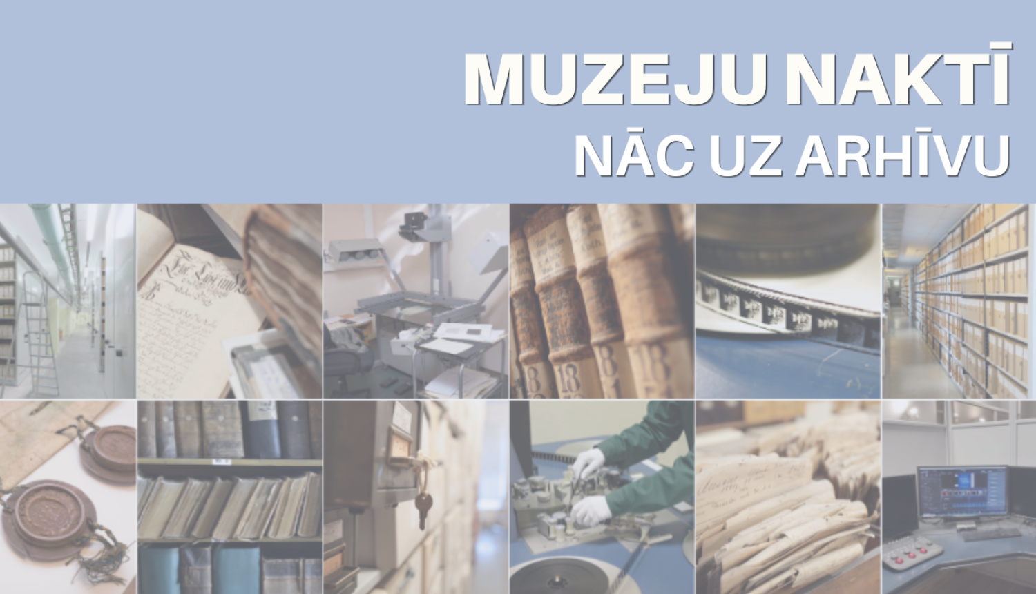 Kolāža no dažādiem arhīva krājumā esošajiem priekšmetiem