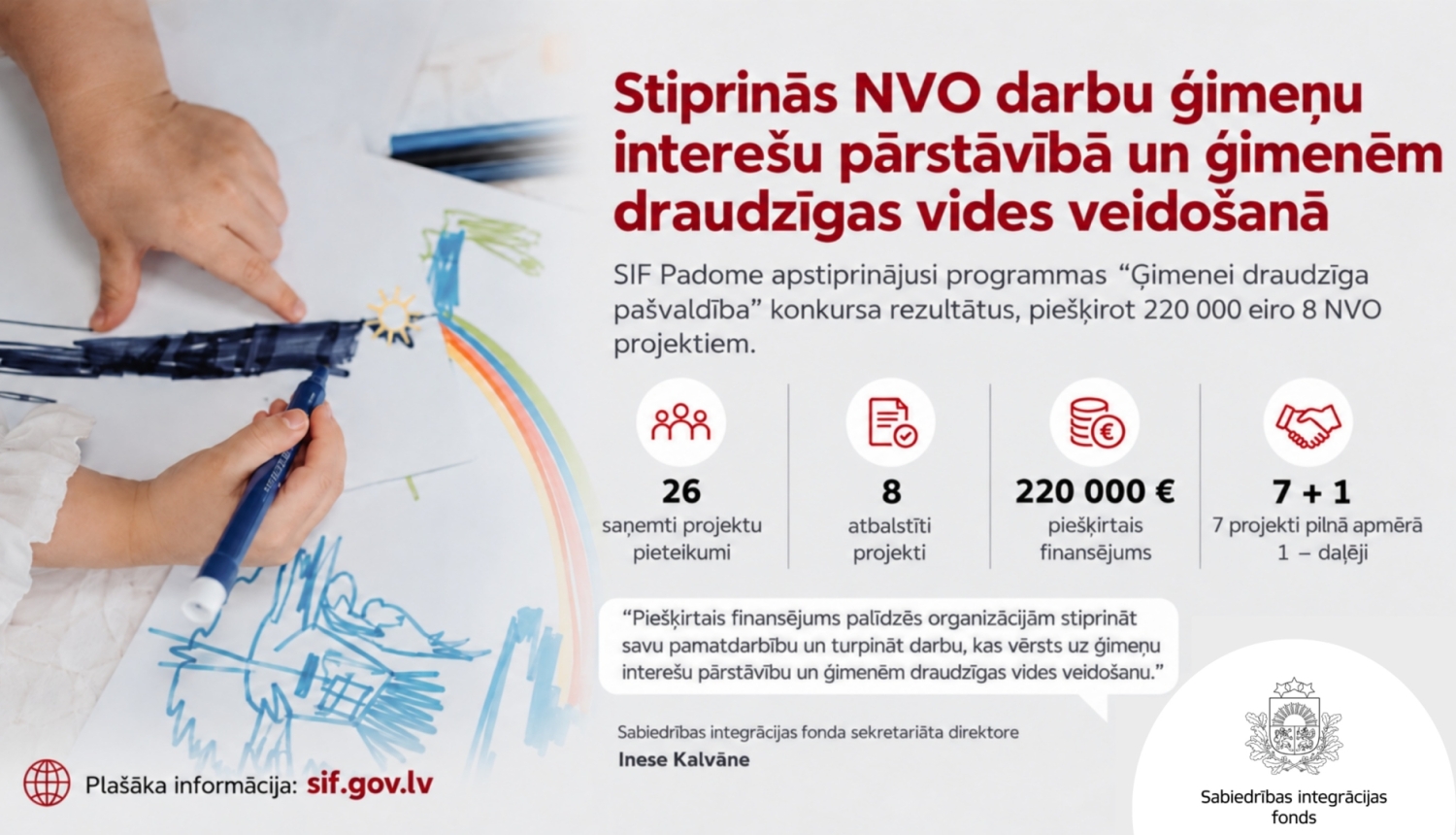 Teksts: Stiprinās NVO darbu ģimeņu interešu pārstāvībā un ģimenēm draudzīgas vides veidošanā