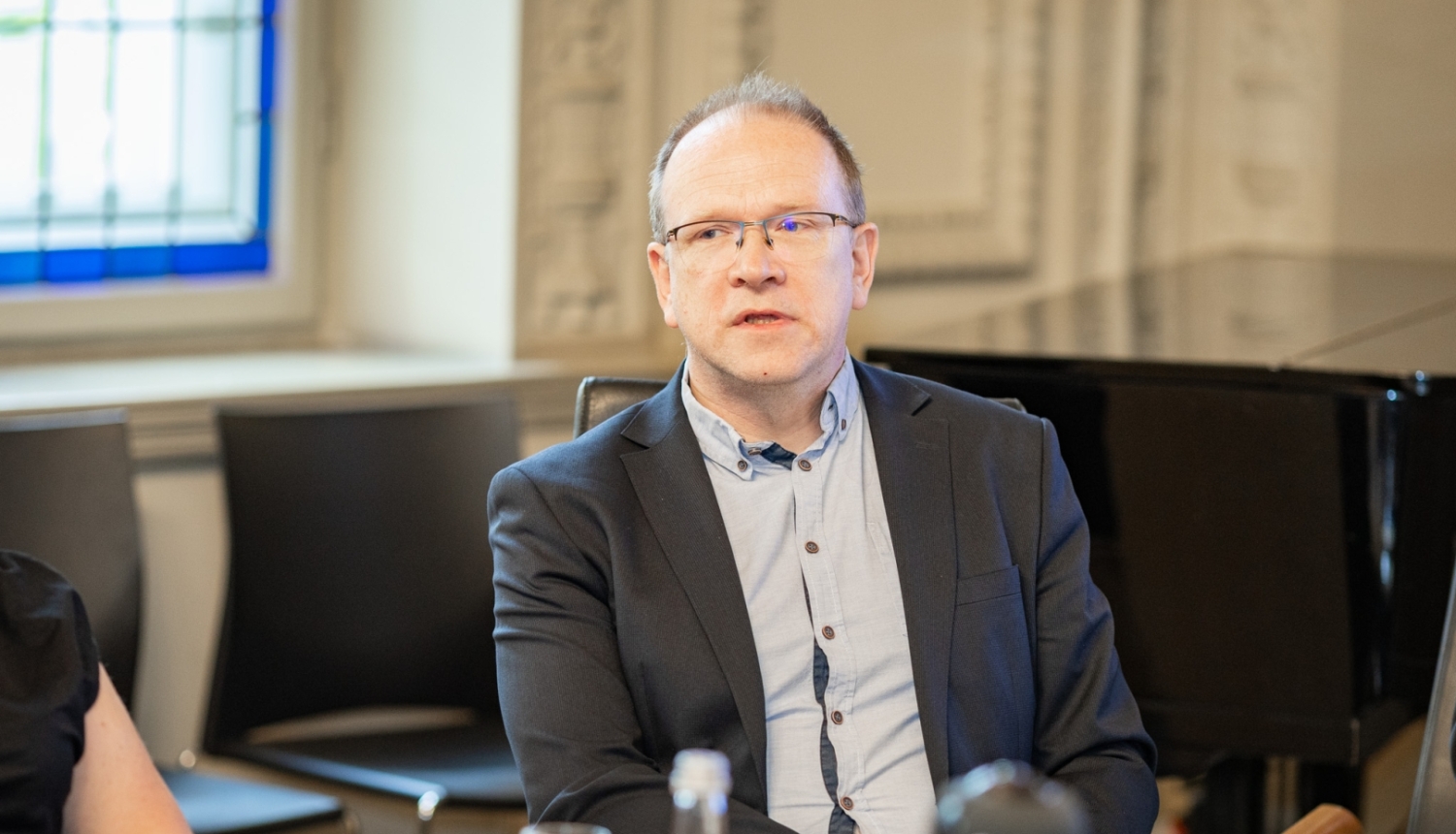 Latvijas Universitātes bibliotēkas direktors un Latvijas Bibliotēku padomes priekšsēdētājs Uldis Zariņš
