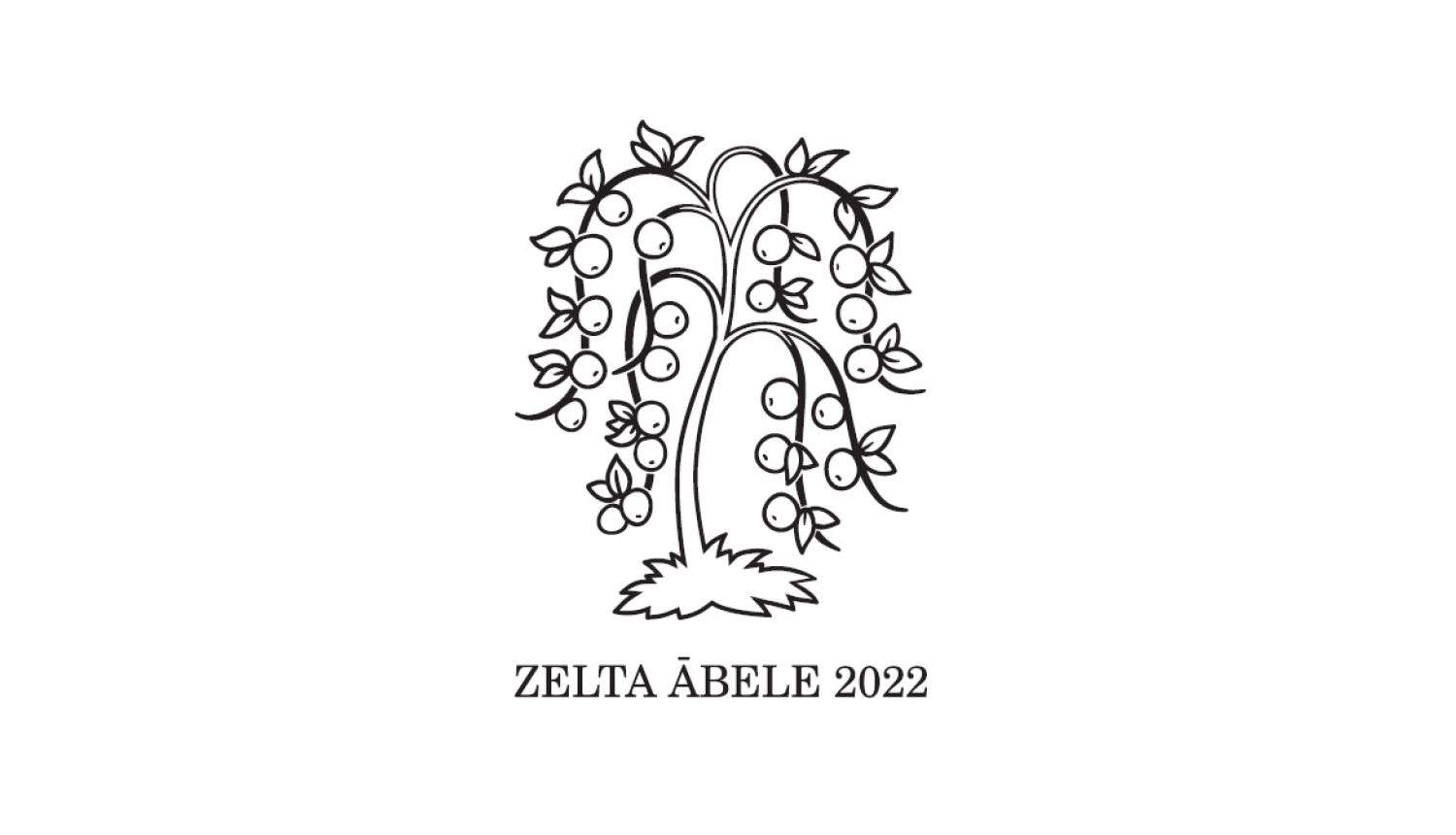 Grāmatu mākslas konkursa “Zelta ābele 2021” vizuālā identitāte