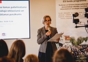 ES fondu programmas “Kultūras un tūrisma lomas palielināšana ekonomiskajā attīstībā, sociālajā iekļaušanā un sociālajās inovācijās” atklāšanas pasākuma norise un apmeklētāji