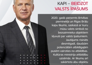 Kultūras ministra Naura Puntuļa apkopojums par 4 darbības gadu laikā paveikto