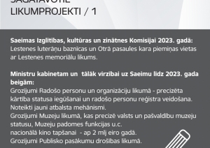 Kultūras ministra Naura Puntuļa apkopojums par 4 darbības gadu laikā paveikto
