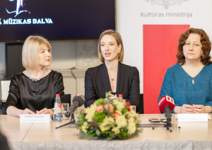 Lielās mūzikas balvas 2025 preses konferences norise KM Lielajā zālē
