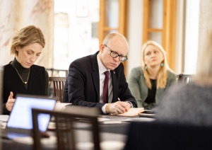 UNESCO Latvijas Nacionālās komisijas dalībnieki RVKM Kolonnu zālē