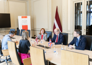 Tikšanās ar Lielbritānijas un Ziemeļīrijas Apvienotās Karalistes ārkārtējo un pilnvaroto vēstnieku Latvijas Republikā V.E. Polu Bramelu (H.E. Mr Paul Brummell)